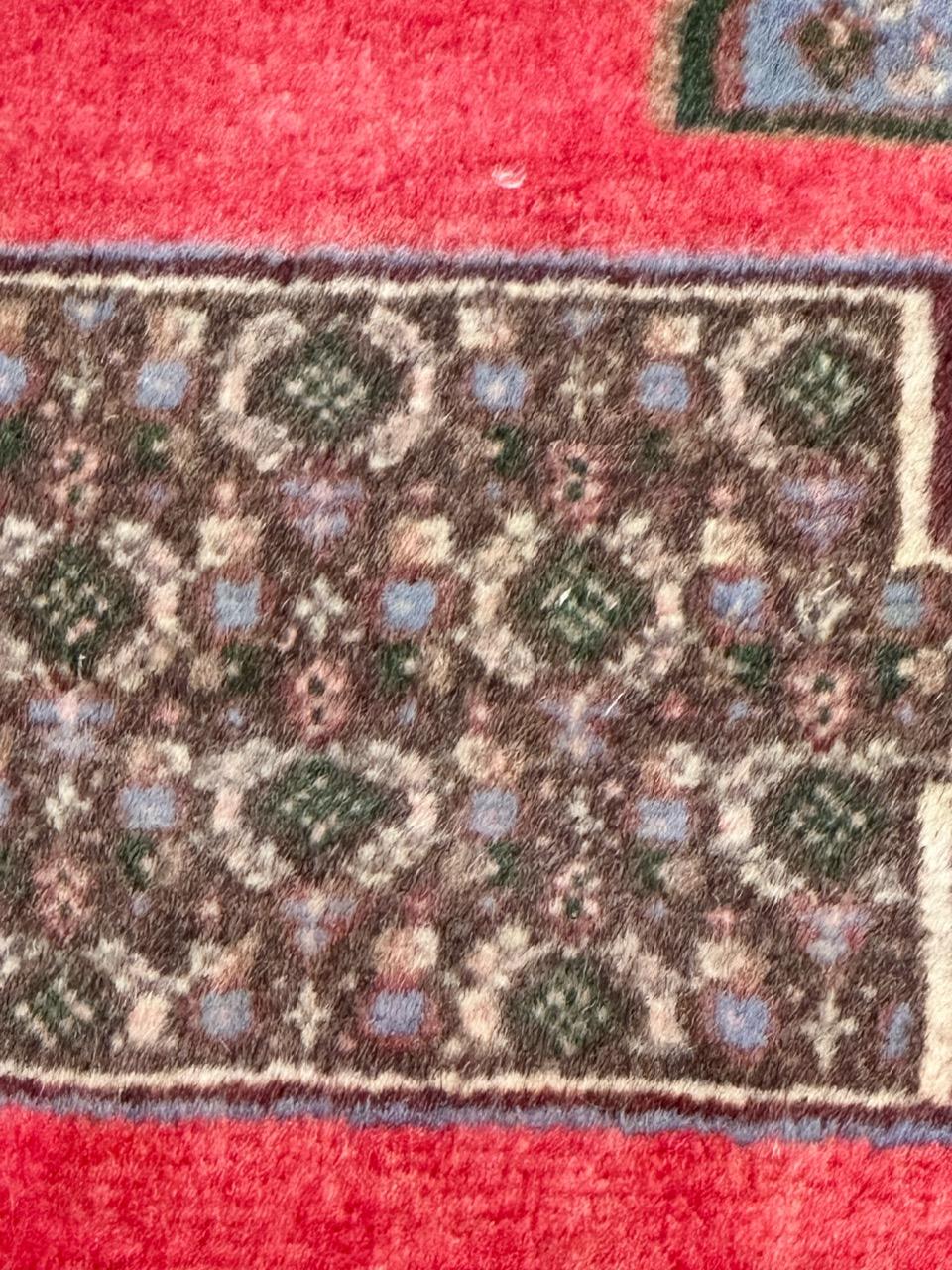 Bobyrug’s pretty vintage Senneh rug For Sale 4