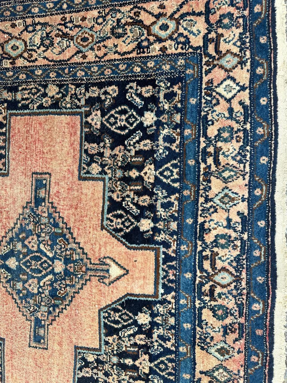 joli tapis Senneh vintage Bon état - En vente à Saint Ouen, FR