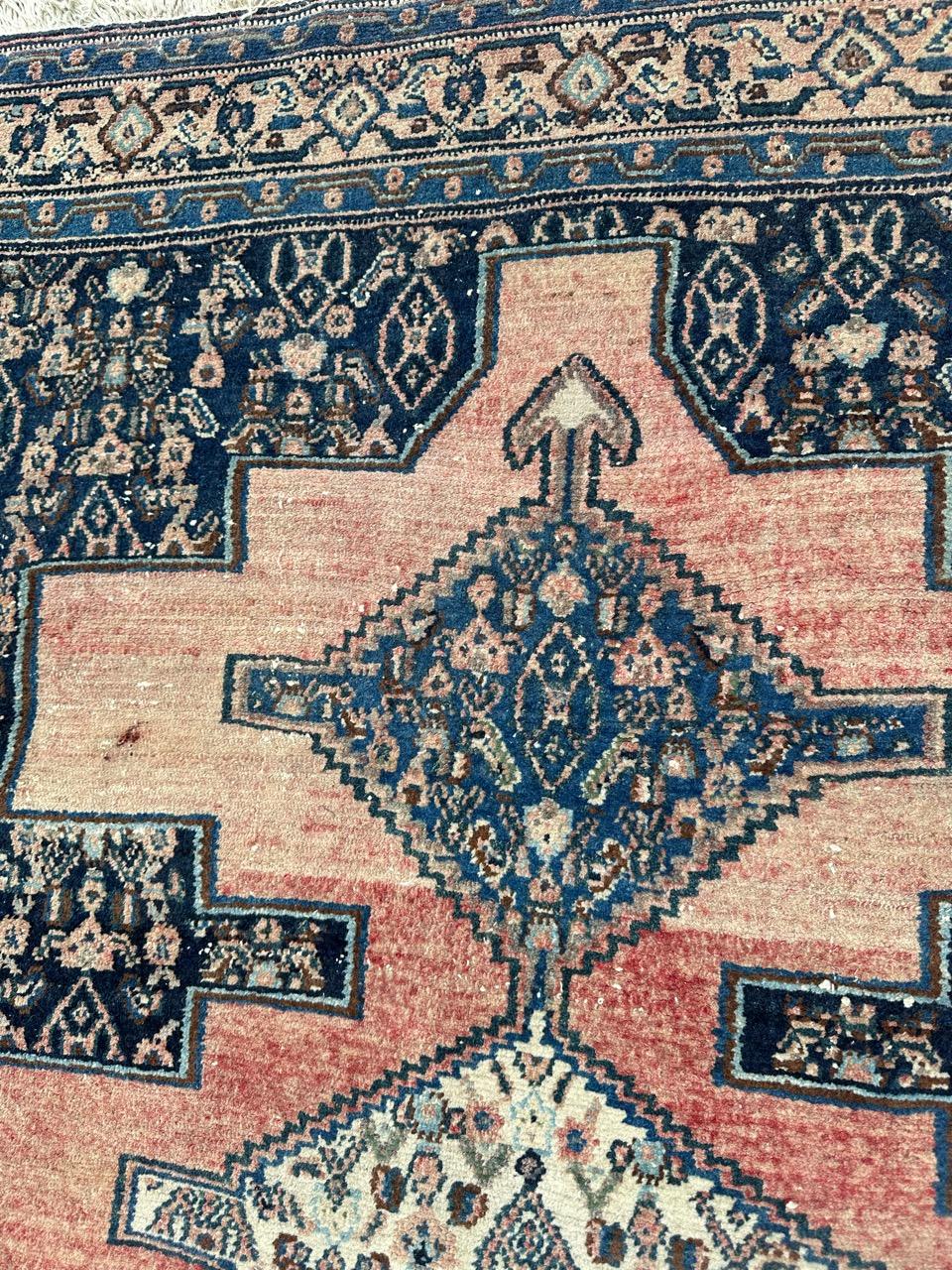 joli tapis Senneh vintage en vente 1