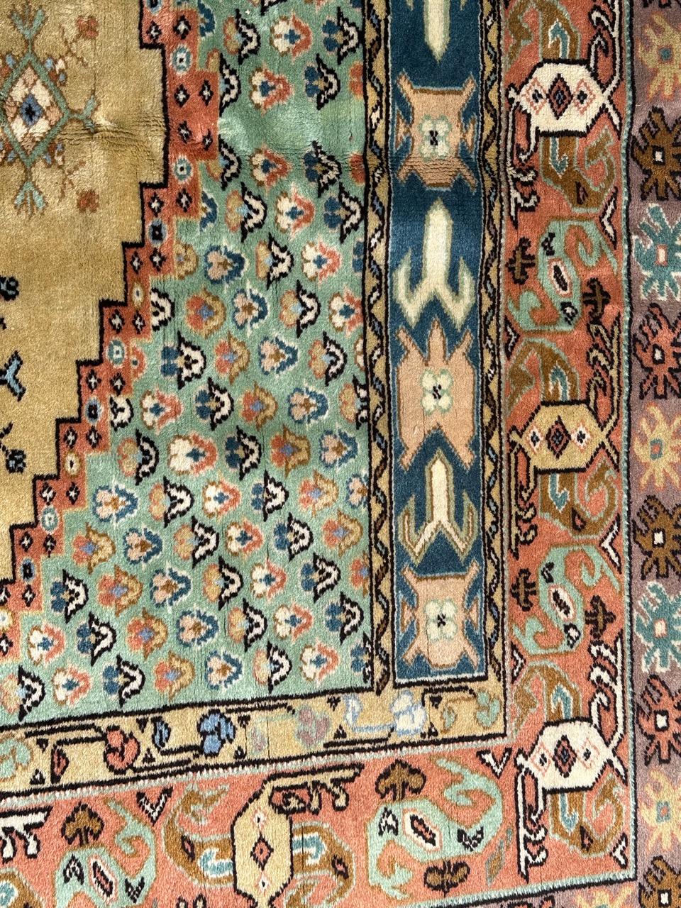 pretty vintage Turkish Anatolian rug  For Sale 7