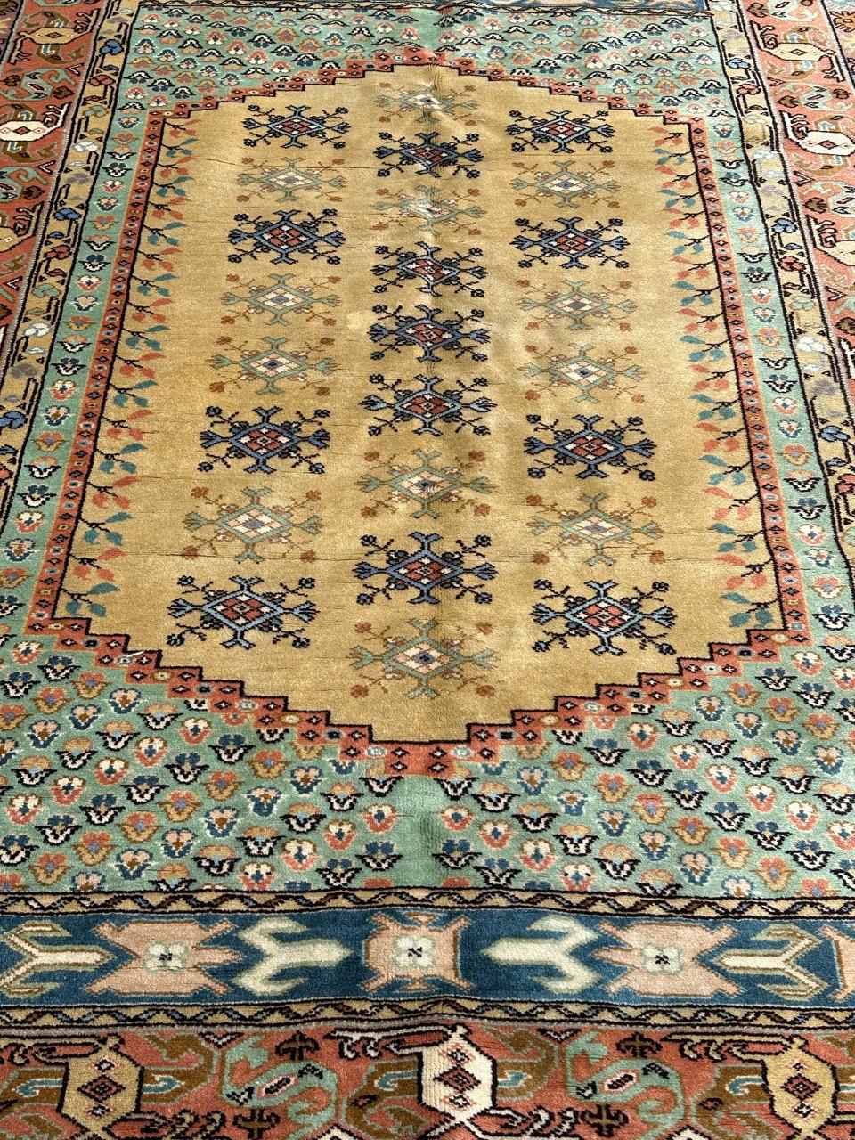 pretty vintage Turkish Anatolian rug  In Good Condition For Sale In Saint Ouen, FR