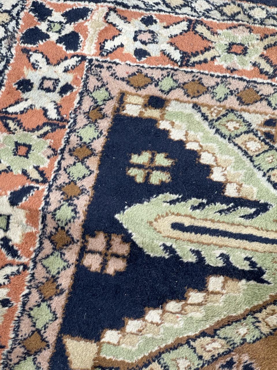 Bobyrug’s pretty vintage Turkish rug  For Sale 4