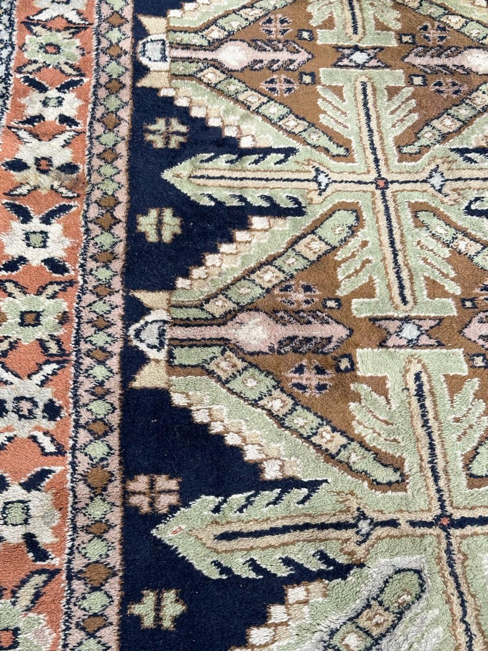 Bobyrug’s pretty vintage Turkish rug  For Sale 8