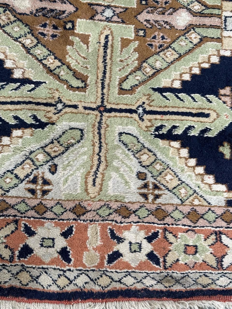 Bobyrug’s pretty vintage Turkish rug  For Sale 9