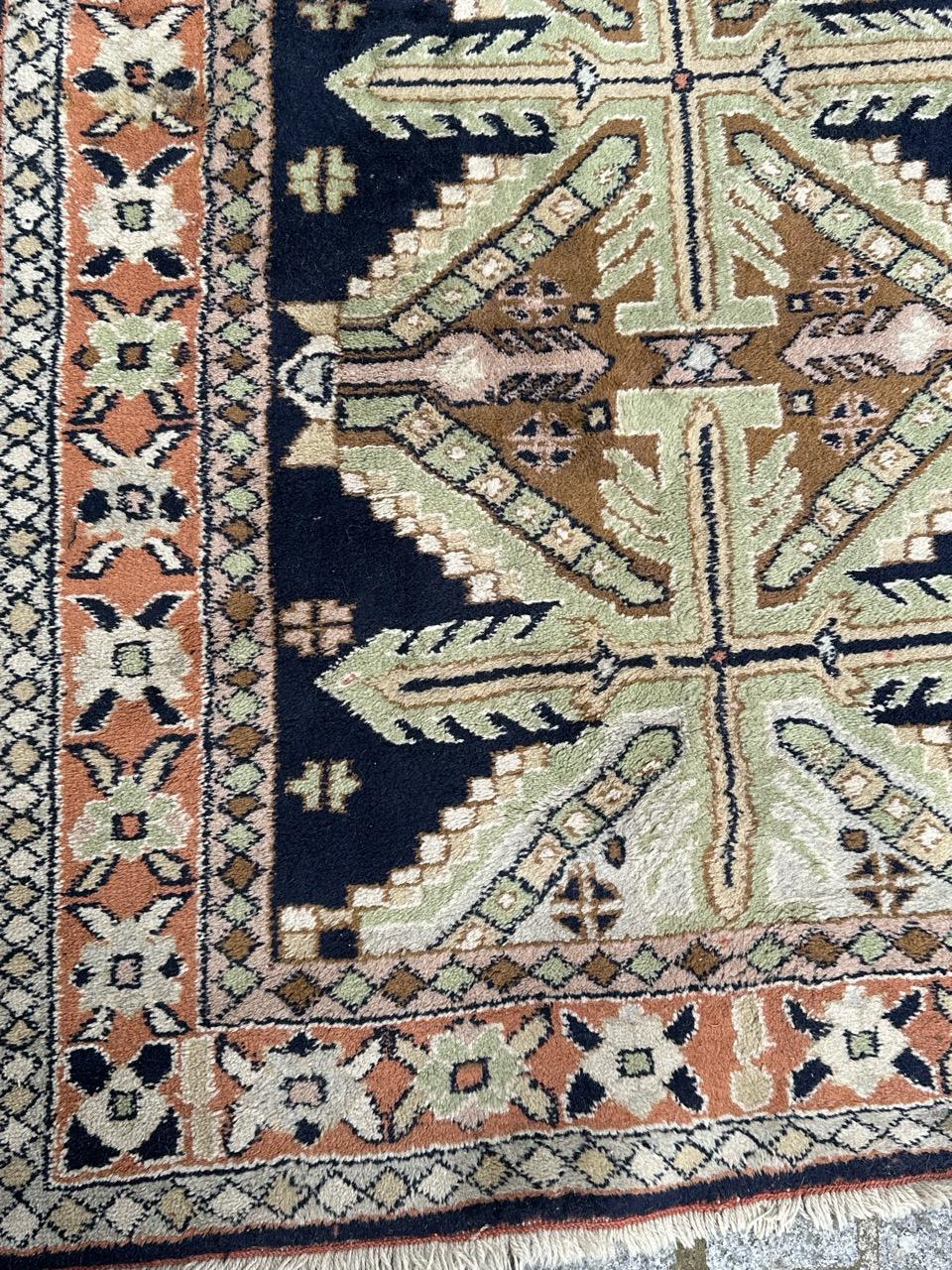 Bobyrug’s pretty vintage Turkish rug  For Sale 11