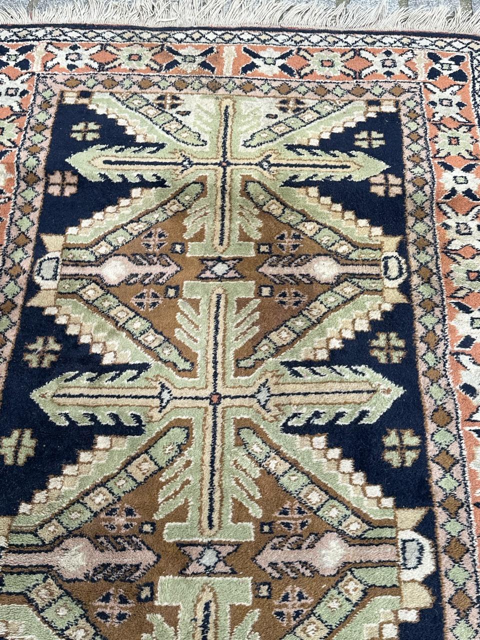 Bobyrug’s pretty vintage Turkish rug  For Sale 2