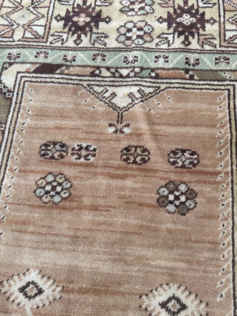 Bobyrug’s pretty vintage Turkish style rug For Sale 5