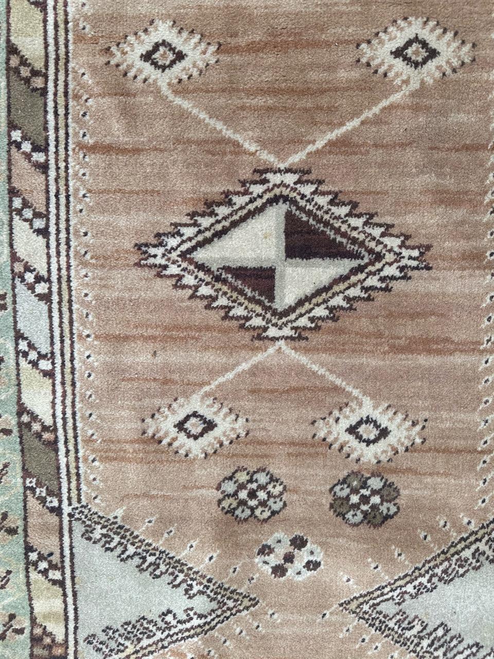 Bobyrug’s pretty vintage Turkish style rug For Sale 1