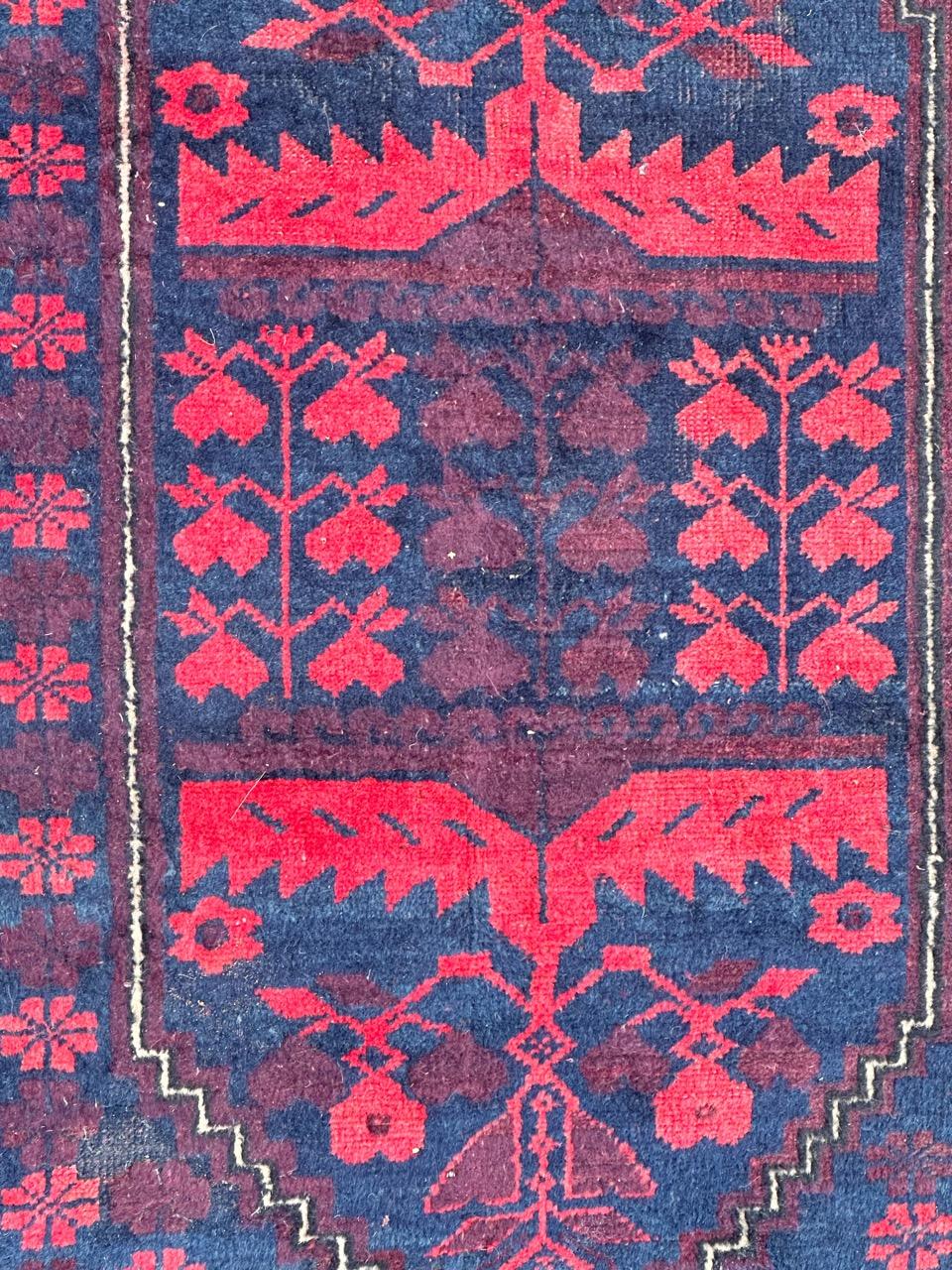Late 20th Century Bobyrug’s pretty vintage Turkish Yagcibedir rug  For Sale
