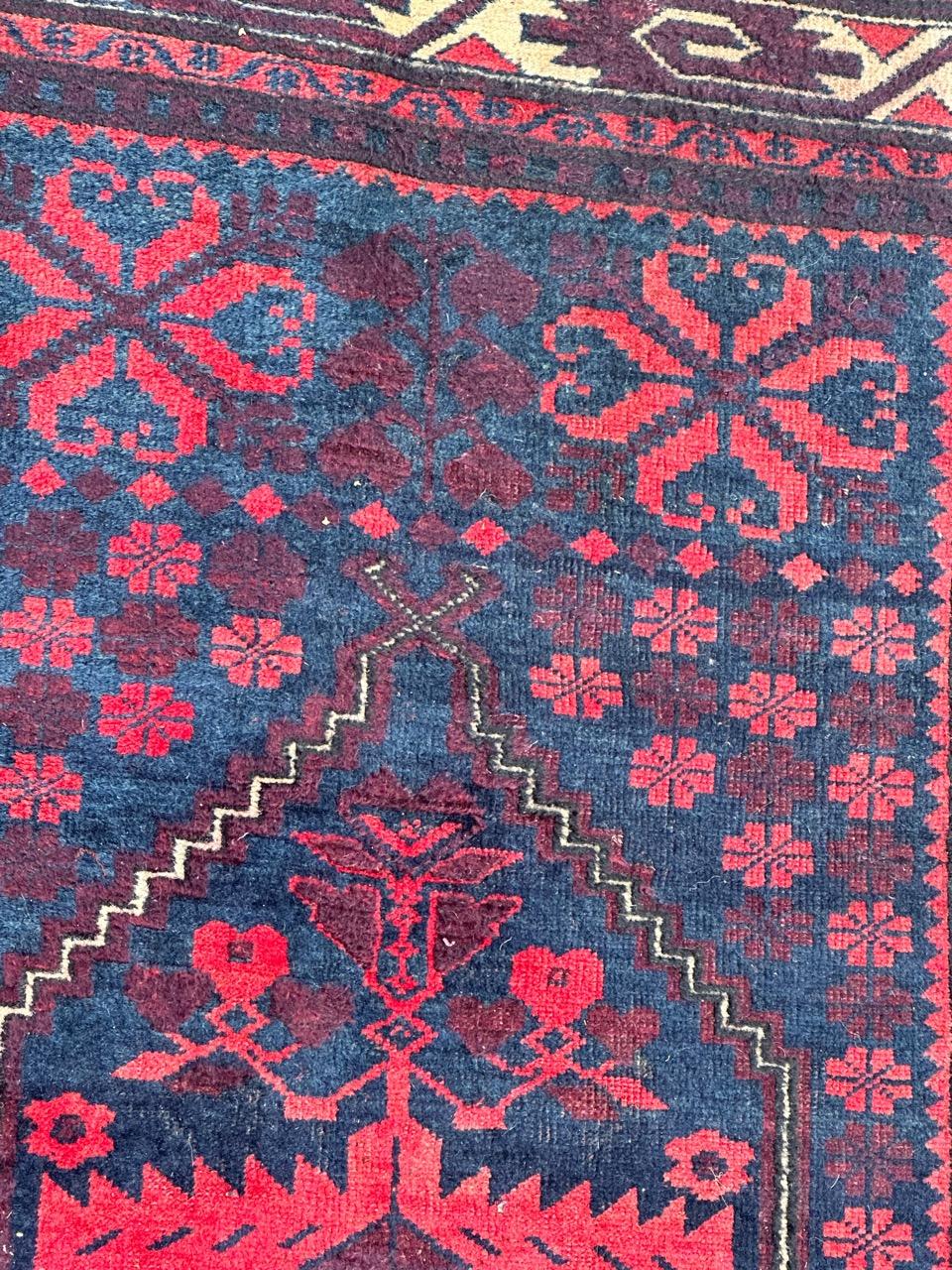 Wool Bobyrug’s pretty vintage Turkish Yagcibedir rug  For Sale