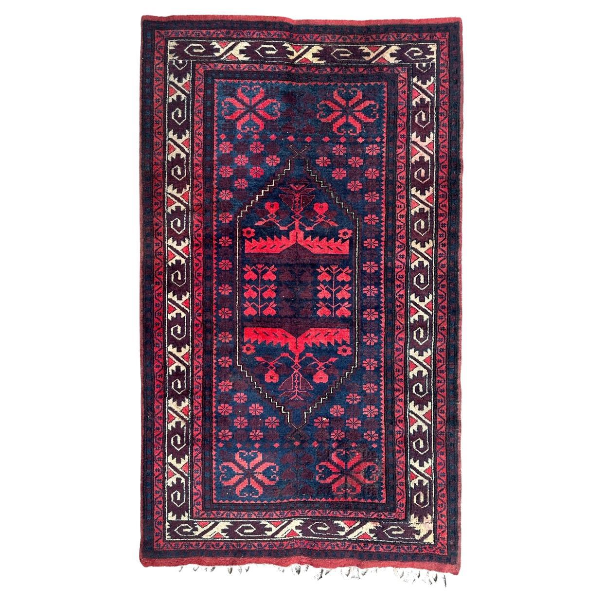 Bobyrug’s pretty vintage Turkish Yagcibedir rug  For Sale