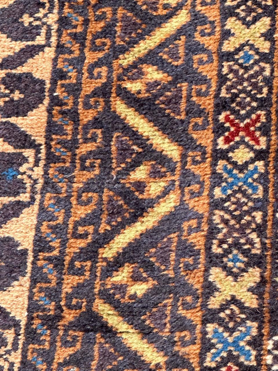 Bobyrugs hübscher alter turkmenischer Belutschen-Teppich  im Angebot 8