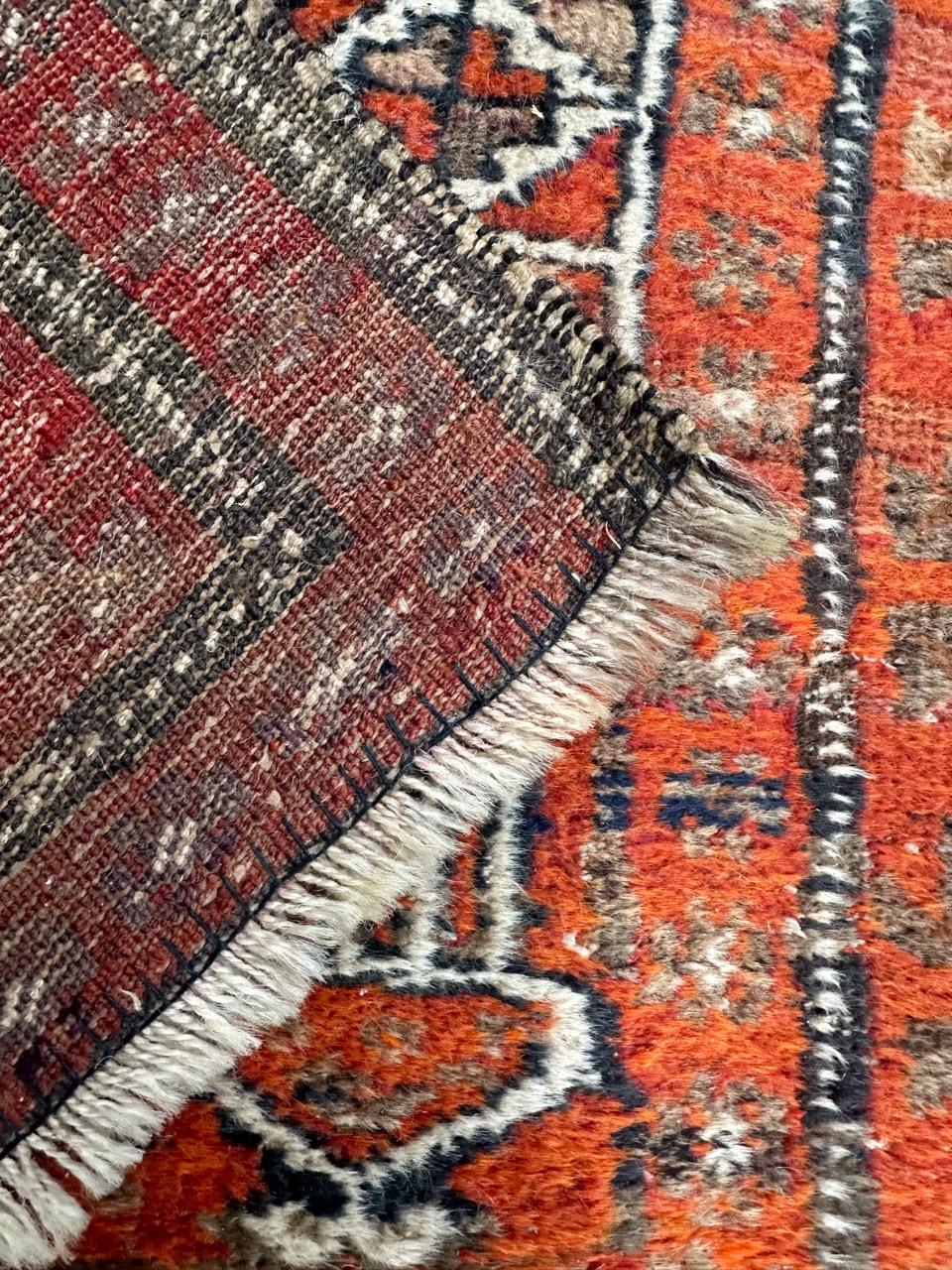 Bobyrug’s pretty vintage Turkmen Baluch rug  For Sale 11