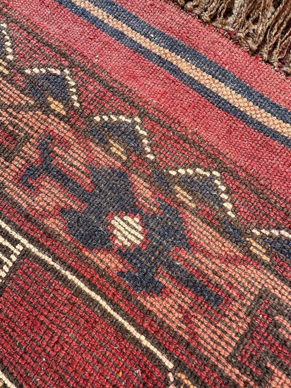 Bobyrug’s pretty vintage Turkmen rug  For Sale 12