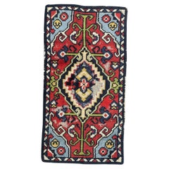 small mid century French Cogolin rug