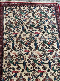 Bobyrug’s small vintage abadeh rug