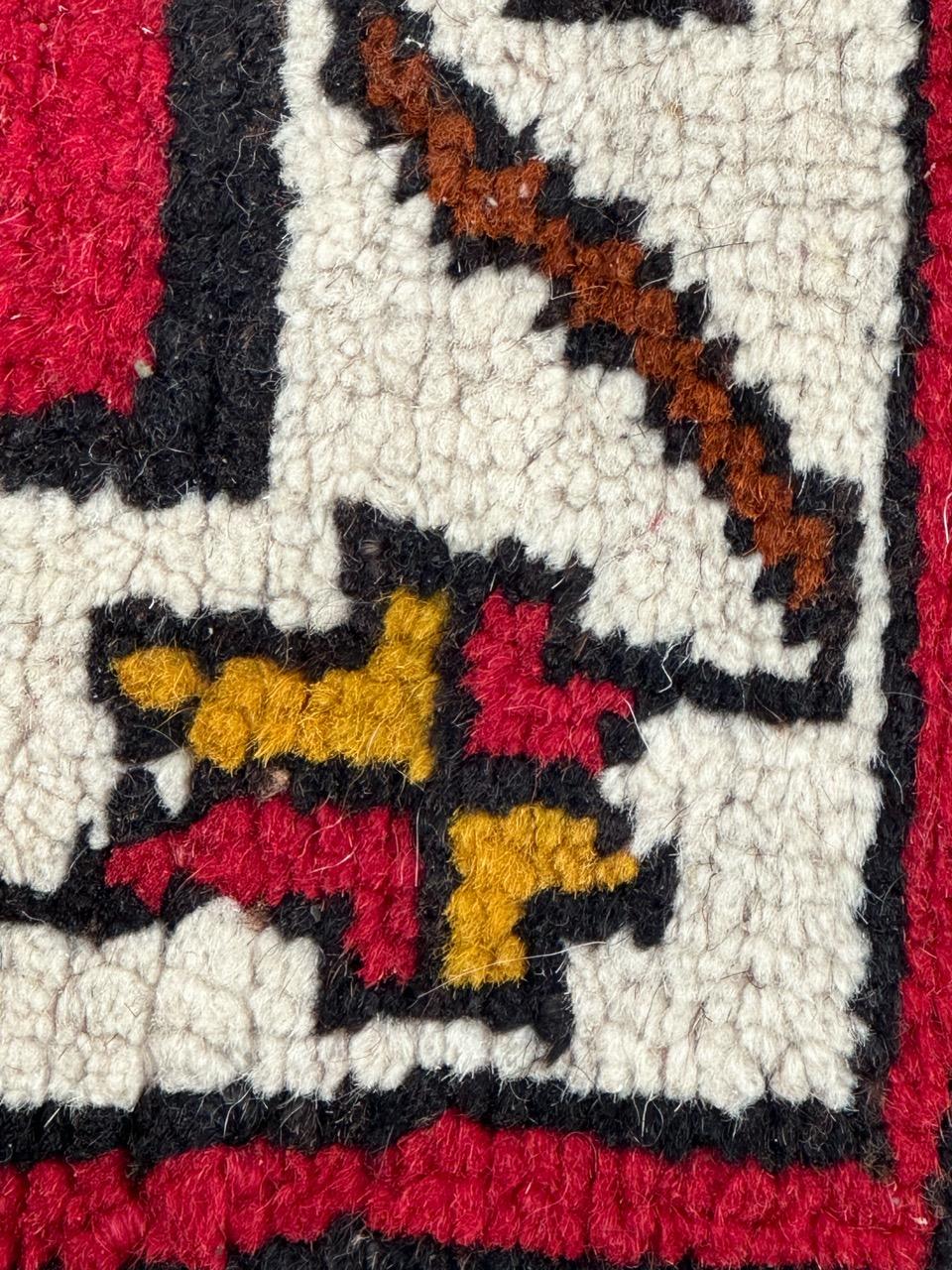 Bobyrug’s small vintage Turkish rug  For Sale 1