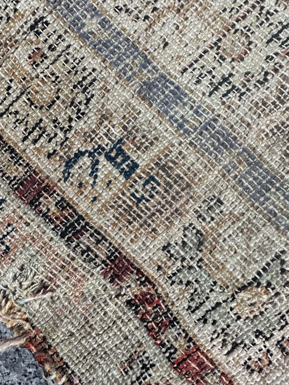 Bobyrug’s Very beautiful antique distressed 18th century Turkish Koula rug For Sale 7