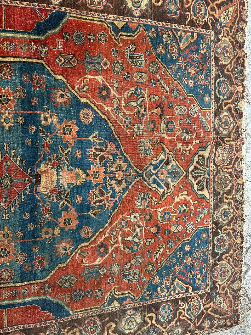 Bobyrug's sehr schöne feine antike tabriz Teppich im Angebot 2