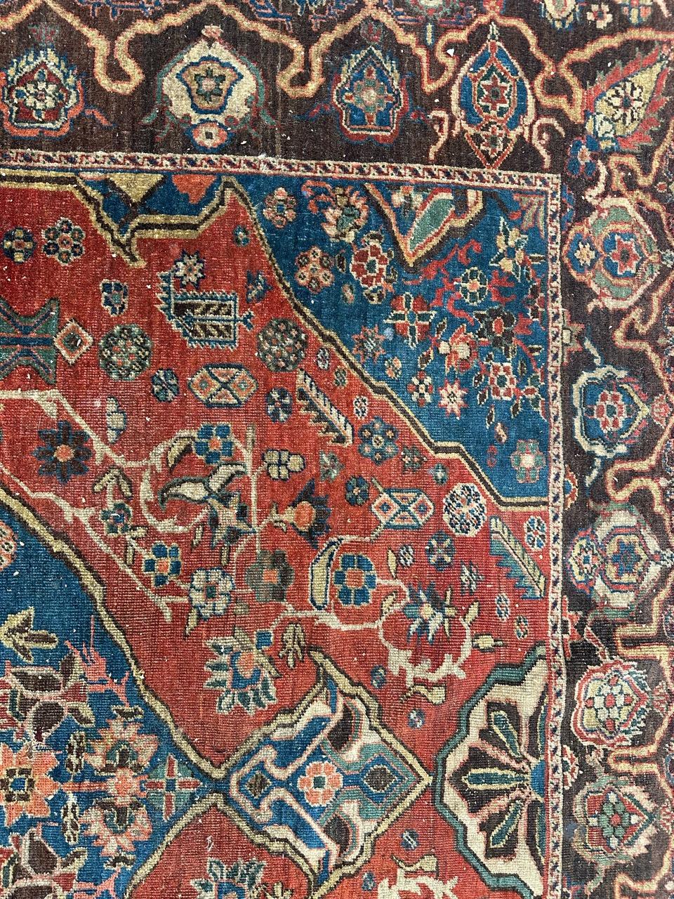 Bobyrug's sehr schöne feine antike tabriz Teppich im Angebot 5