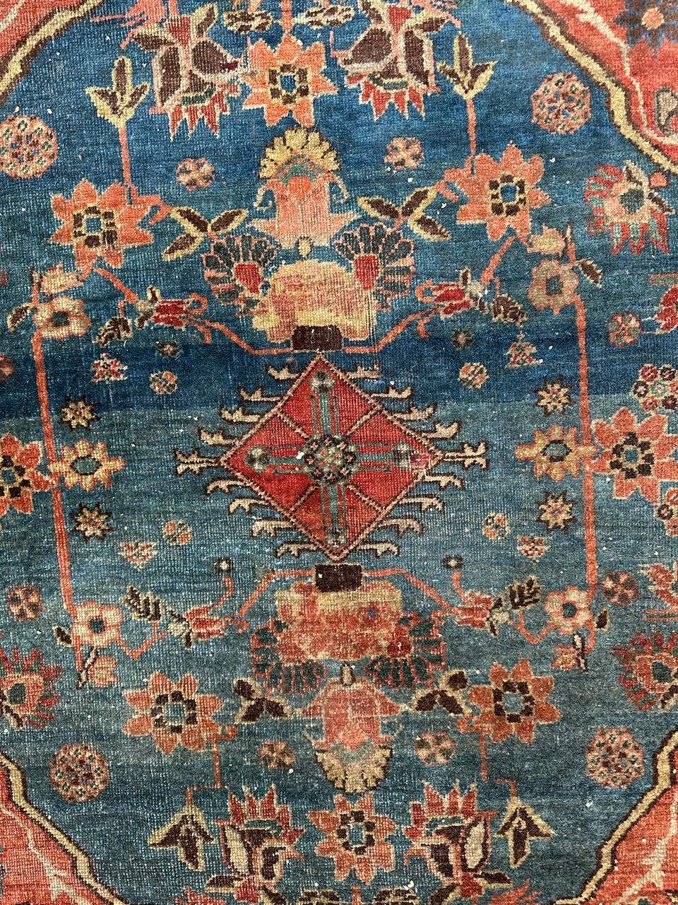 Bobyrug's sehr schöne feine antike tabriz Teppich im Angebot 7