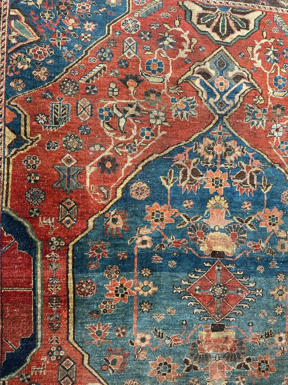 Bobyrug's sehr schöne feine antike tabriz Teppich im Angebot 8