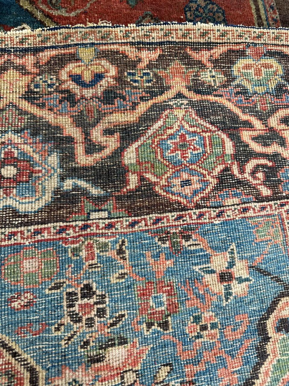 Bobyrug's sehr schöne feine antike tabriz Teppich im Angebot 12