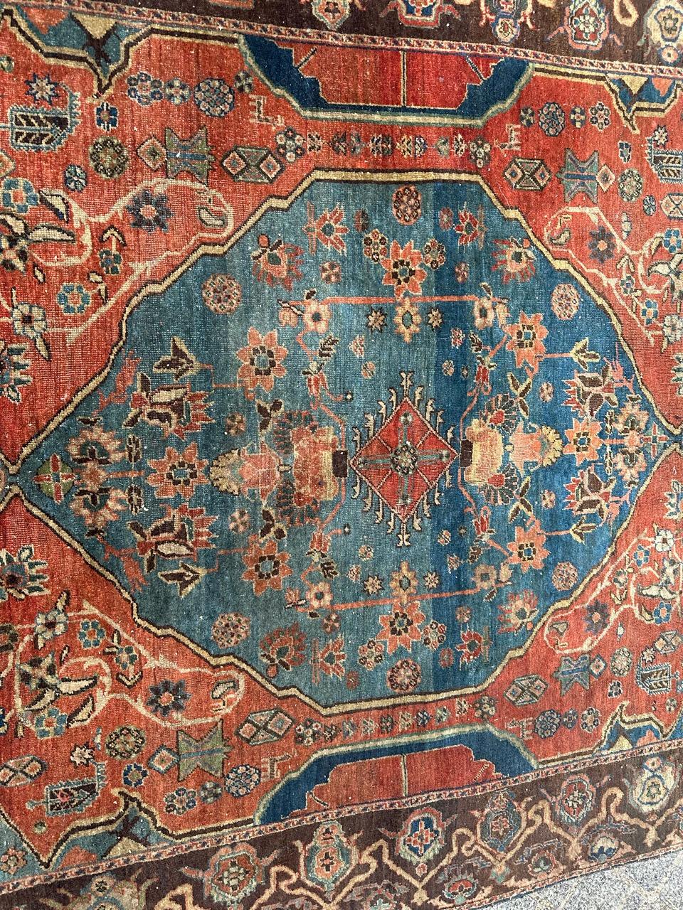Bobyrug's sehr schöne feine antike tabriz Teppich im Angebot 1