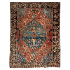Bobyrug's sehr schöne feine antike tabriz Teppich