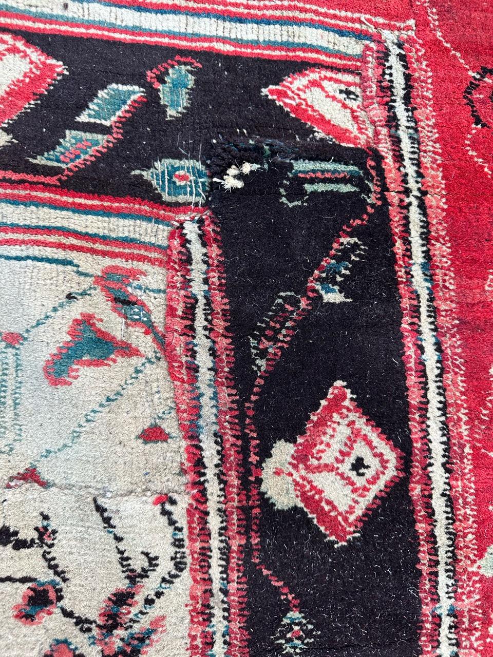 Bobyrug’s Very nice antique Indian Agra rug  For Sale 4