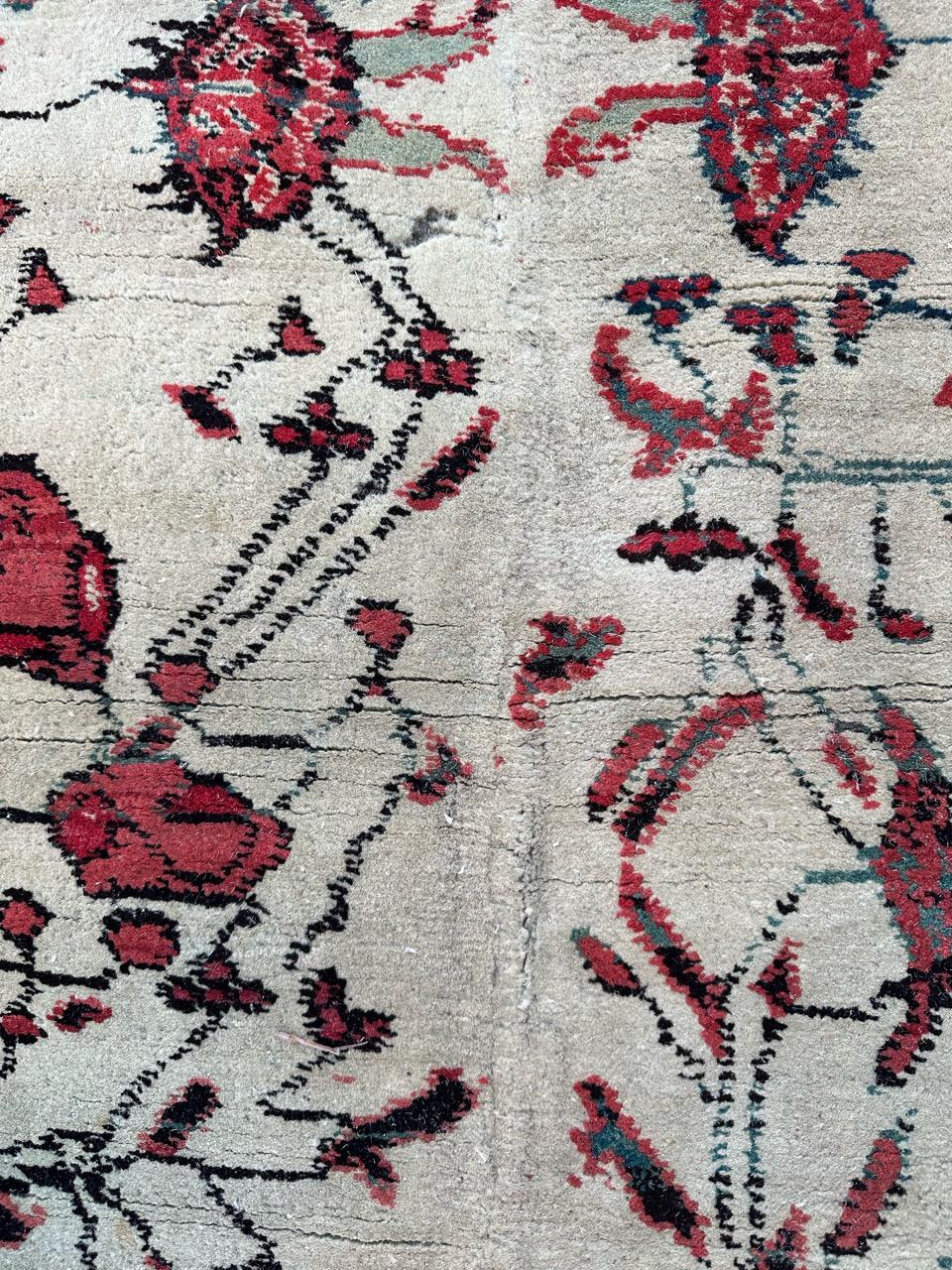 Bobyrug's Sehr schöner antiker indischer Agra-Teppich  im Angebot 8