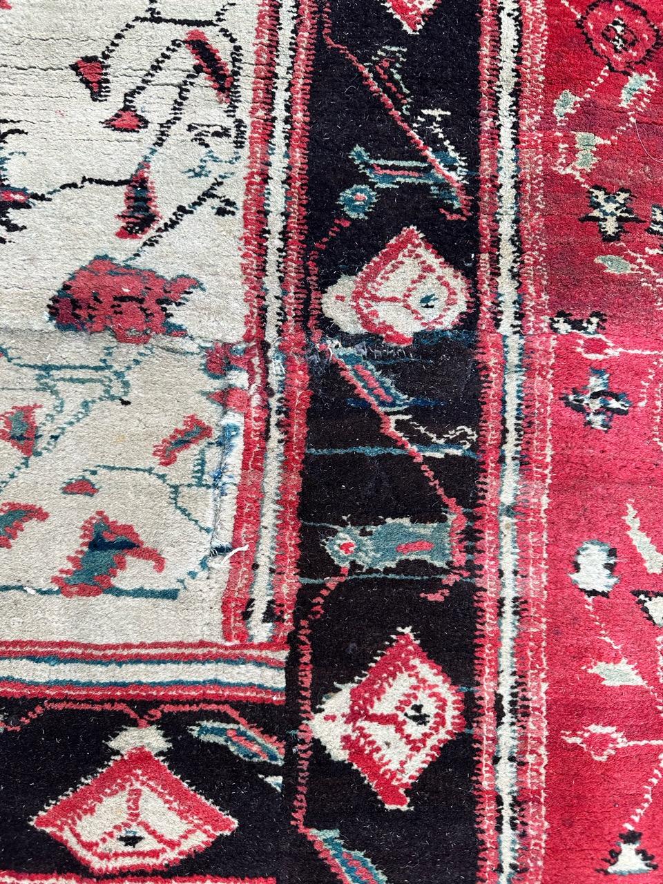 Bobyrug's Sehr schöner antiker indischer Agra-Teppich  (19. Jahrhundert) im Angebot