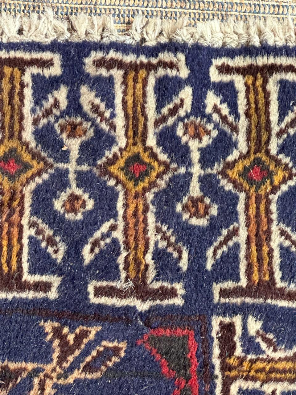 Bobyrug’s vintage Baluch rug For Sale 10