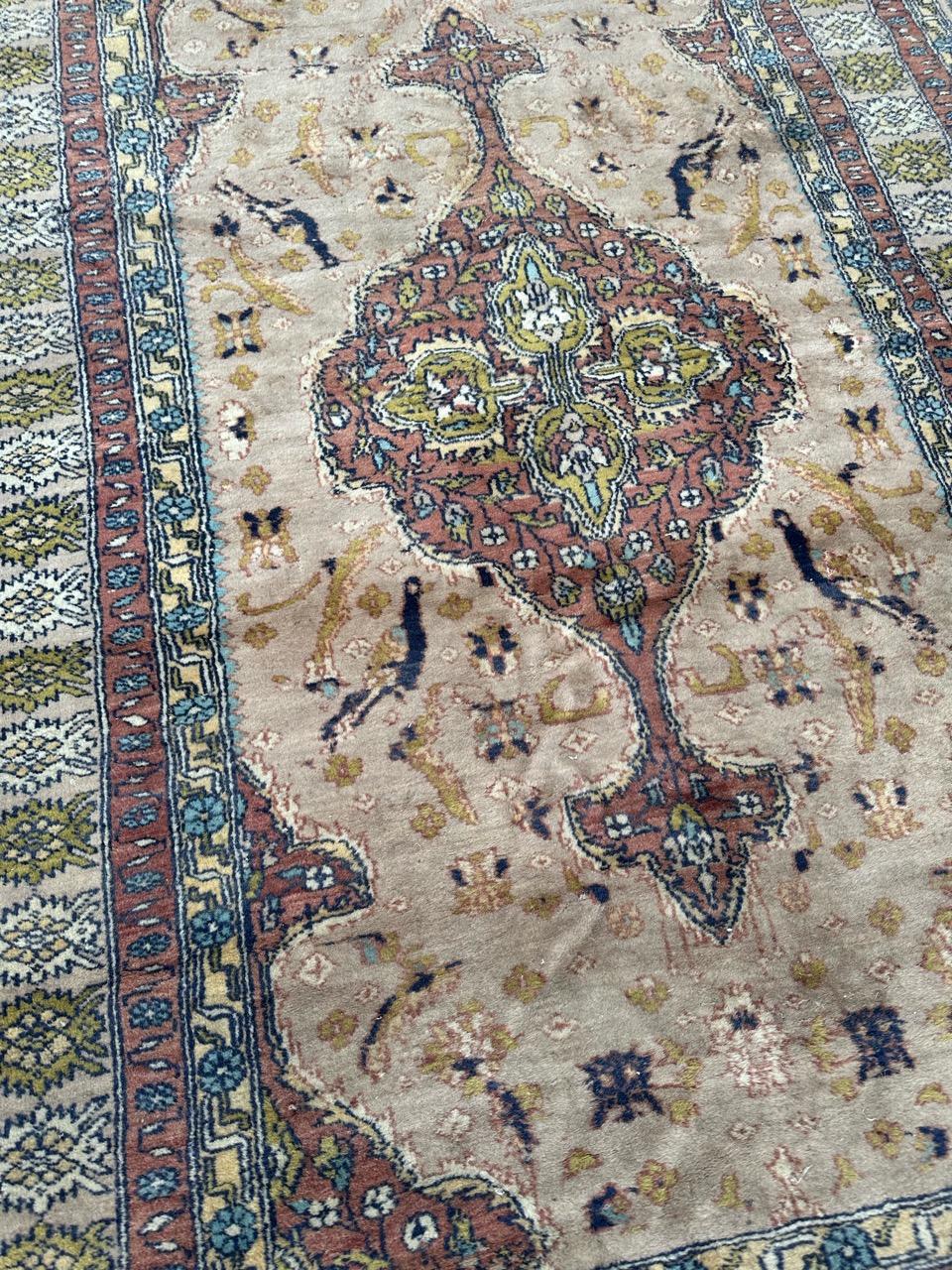 Bobyrugs pakistanischer Vintage-Teppich im Angebot 5