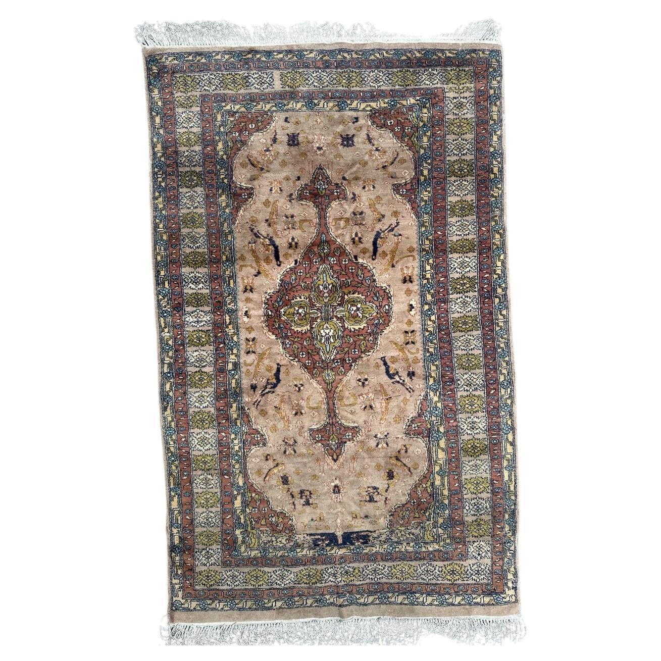 Bobyrugs pakistanischer Vintage-Teppich