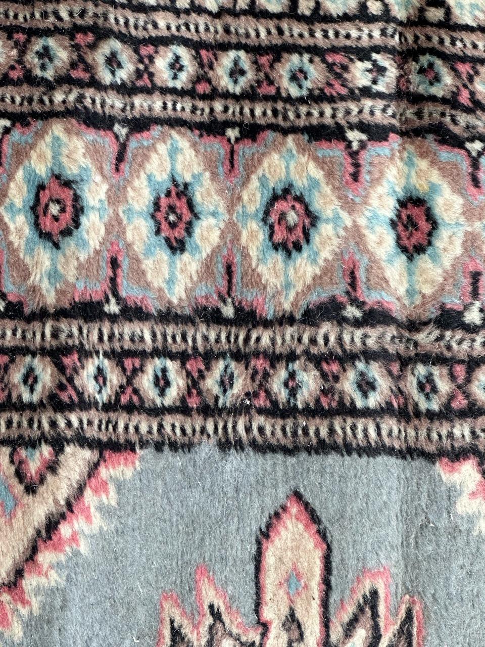 Bobyrug’s vintage Pakistani Turkmen style rug  For Sale 5