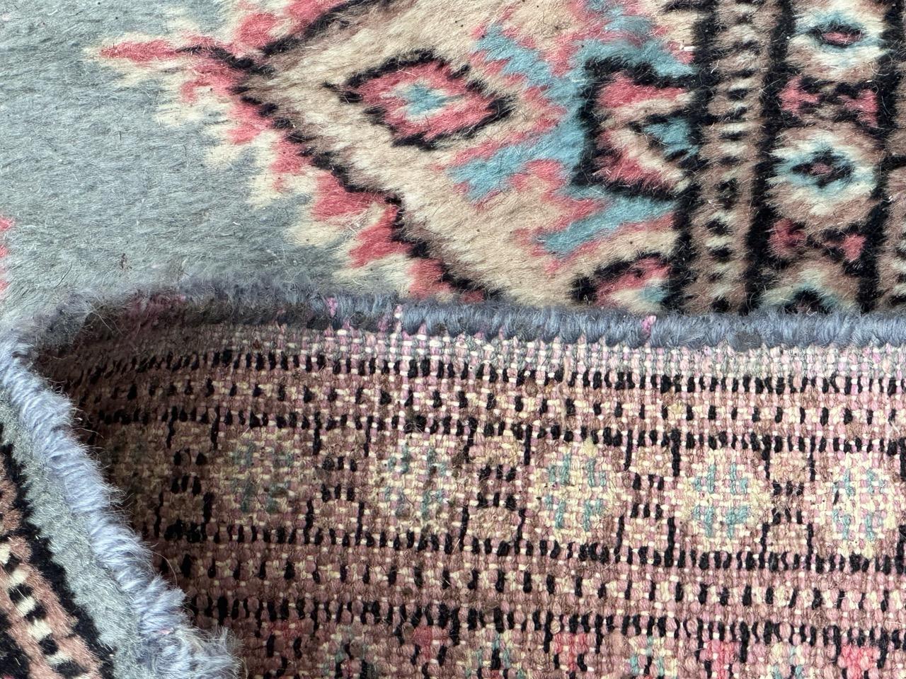 Bobyrug’s vintage Pakistani Turkmen style rug  For Sale 7