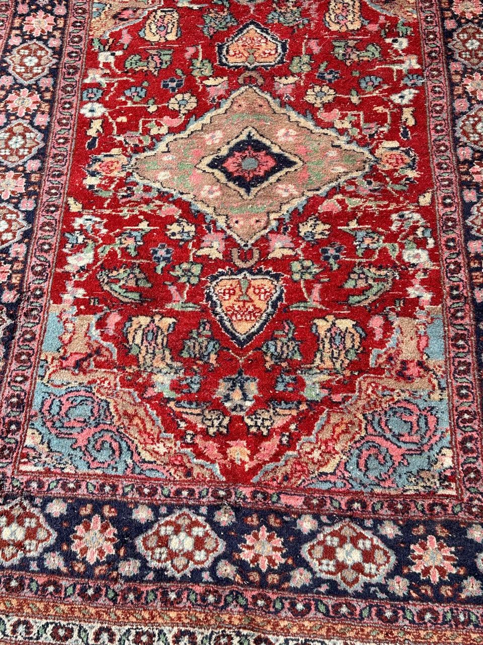 Bobyrugs Vintage-Teppich aus Punjab  im Angebot 5