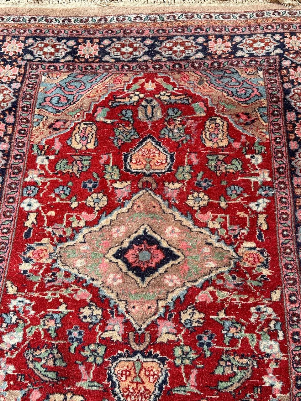 Bobyrug’s vintage Punjab rug  For Sale 6