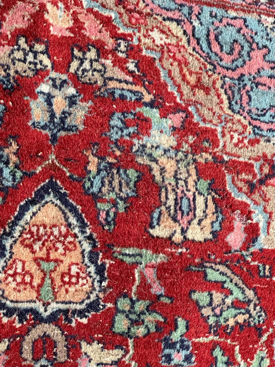 Wool Bobyrug’s vintage Punjab rug  For Sale