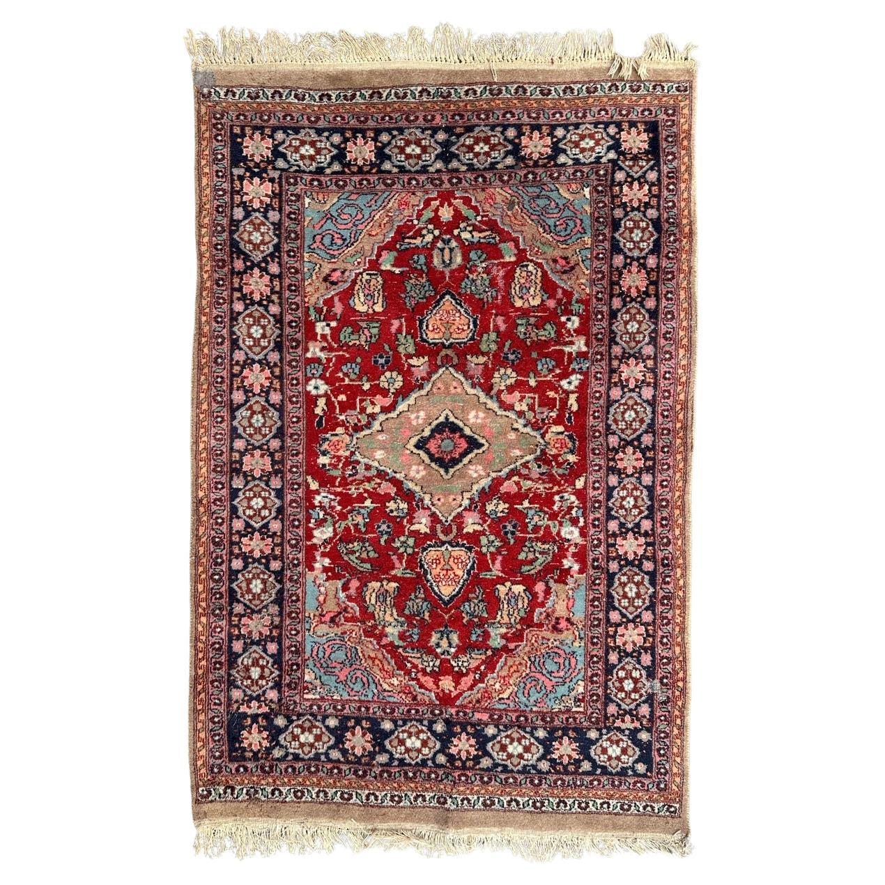 Bobyrug’s vintage Punjab rug For Sale