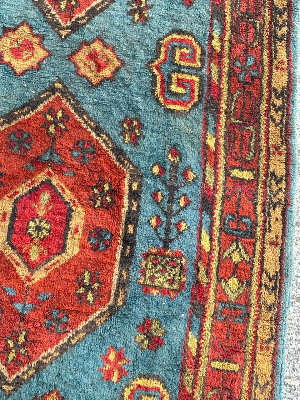 Wool Bobyrug’s vintage Xinjiang Chinese runner  For Sale