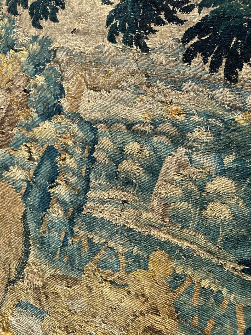 Bobyrugs wunderschöner antiker französischer Aubusson-Wandteppich aus dem 16.  im Angebot 12