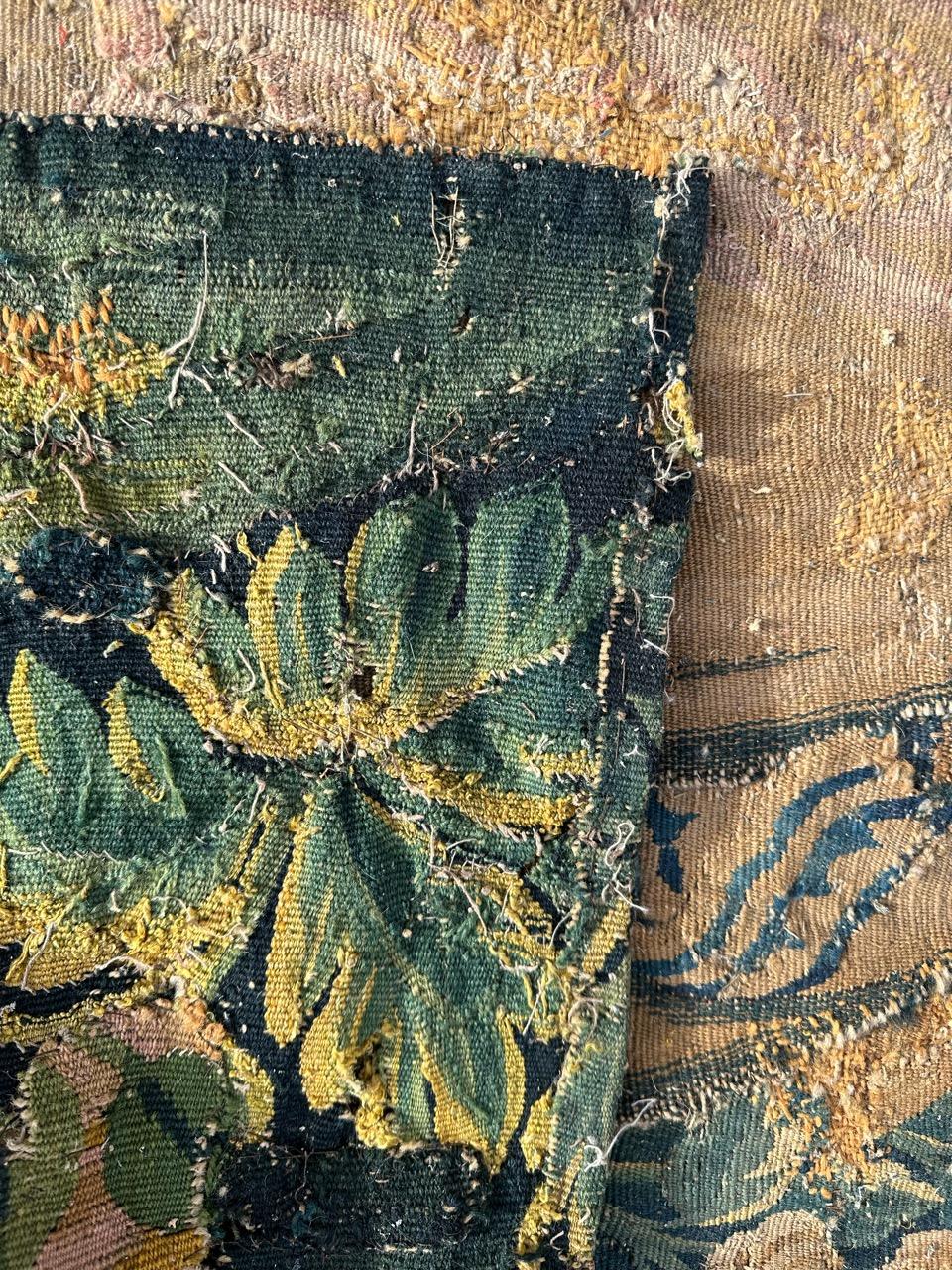 Bobyrugs wunderschöner antiker französischer Aubusson-Wandteppich aus dem 16.  im Angebot 13