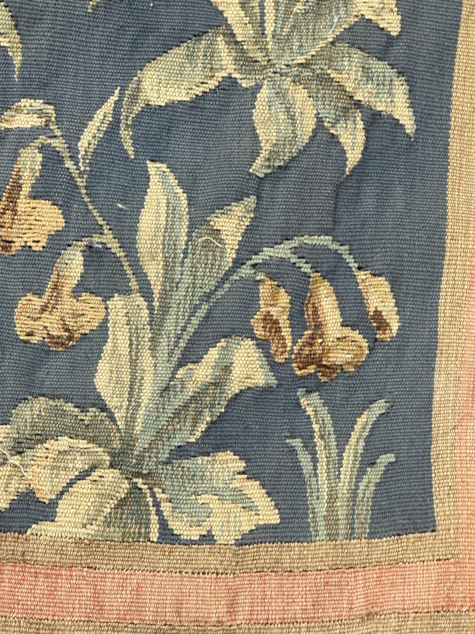 Bobyrug's Wonderful antique Französisch Aubusson Tapestry Museum mittelalterlichen Design im Angebot 3