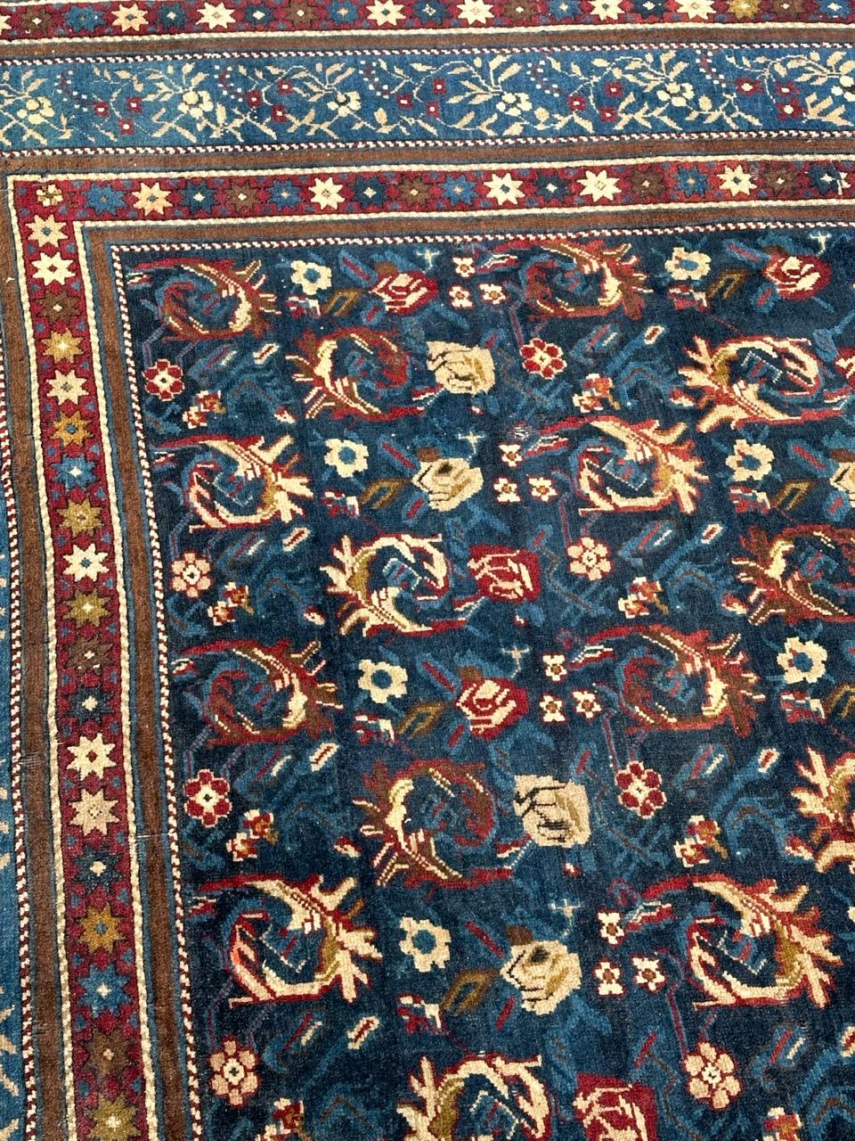 Bobyrug’s wonderful antique rare Caucasian Karabagh rug For Sale 4