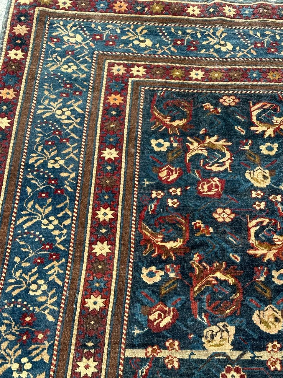 Bobyrug’s wonderful antique rare Caucasian Karabagh rug For Sale 8