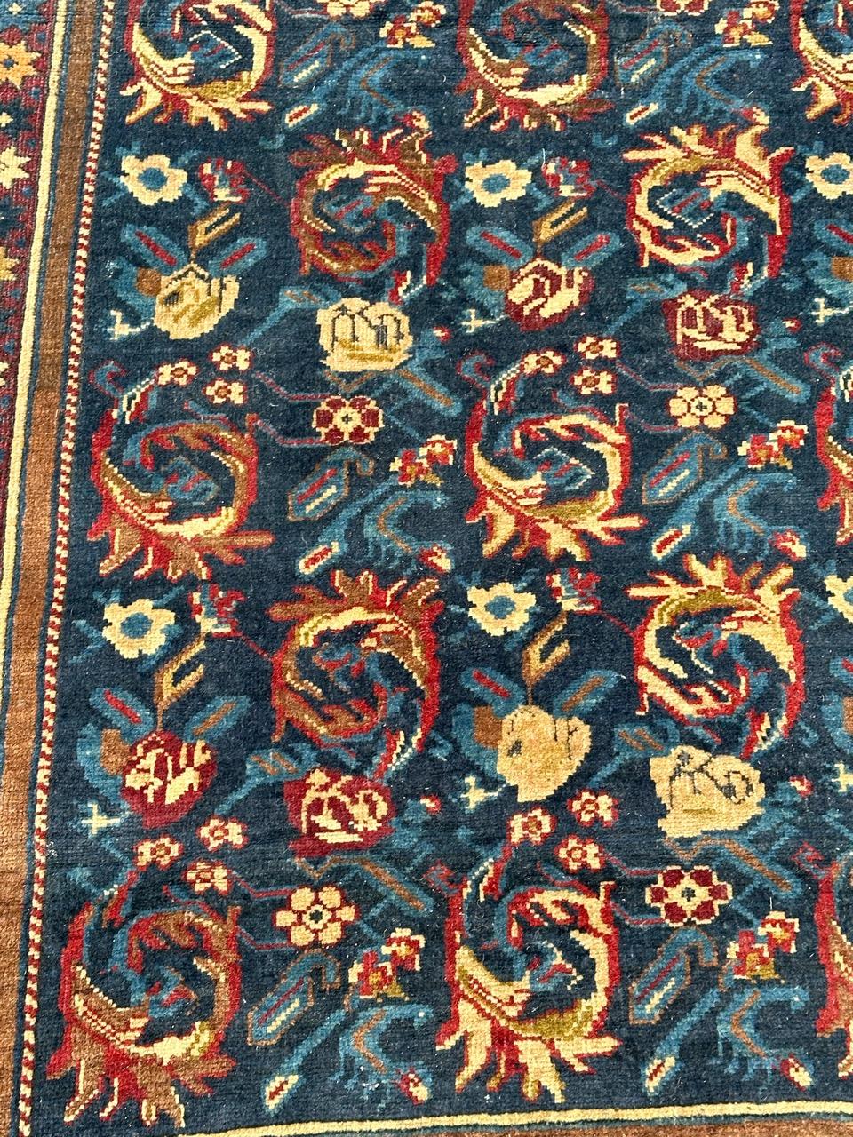 Bobyrugs wunderschöner antiker seltener kaukasischer Karabagh-Teppich im Angebot 9