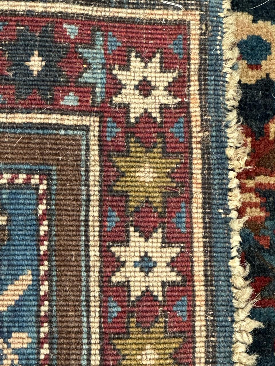 Bobyrugs wunderschöner antiker seltener kaukasischer Karabagh-Teppich im Angebot 12