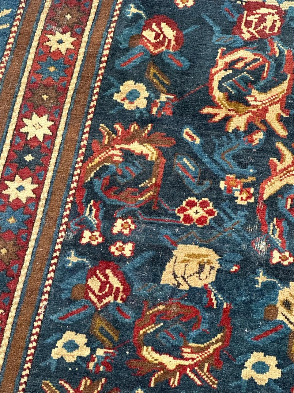 Bobyrugs wunderschöner antiker seltener kaukasischer Karabagh-Teppich (Kasachisch) im Angebot